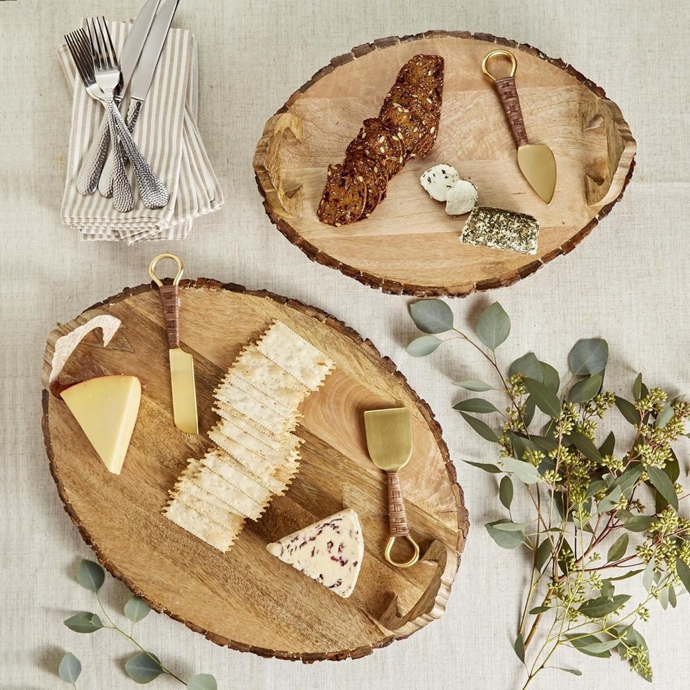 Wood Trays, Handmade Wooden Serving Platter Decor